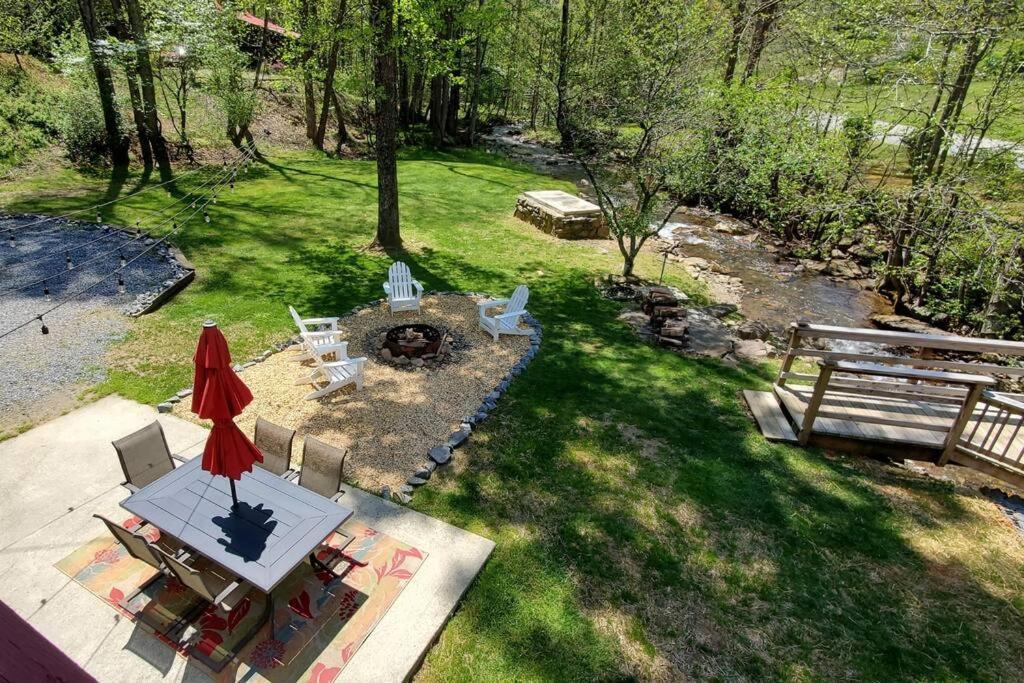 Waterwheel Cabin By The Creek Murphy Esterno foto